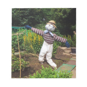 Funny scarecrow notizblock