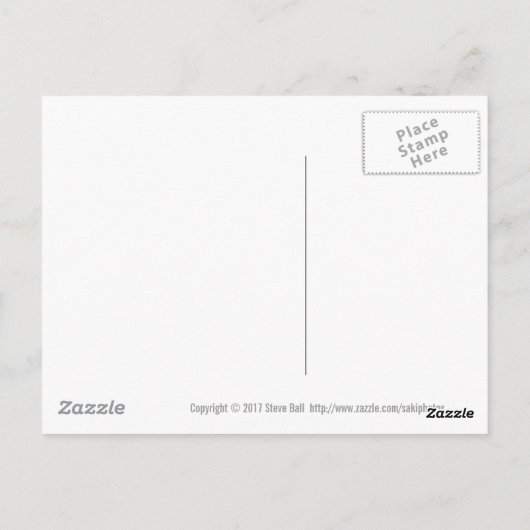 Funny scarecrow postkarte (Rückseite)