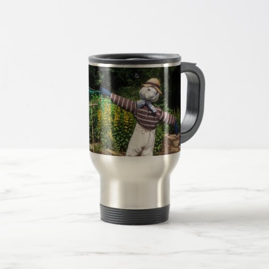 Funny scarecrow reisebecher (VorderseiteRechts)