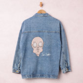 Funny scared cartoon face jeansjacke (Hangar)