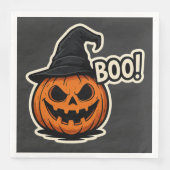  Funny & Scary Halloween Sticker  Serviette (Vorderseite)