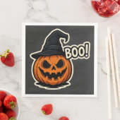  Funny & Scary Halloween Sticker  Serviette (Beispiel)