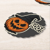 Funny & Scary Halloween Sticker  Untersetzer (angewinkelt)