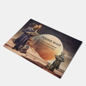 Funny ScFi Fantasy Fußmatte (Schrägansicht)