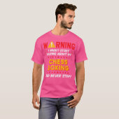 Funny Schach Boxing Boxer Joke T-Shirt (Vorne ganz)