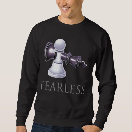Funny Schach Fechtloser Schachspieler Smart 1 Sweatshirt (Vorderseite)