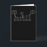 Funny Schach Figuren Karte<br><div class="desc">Schach ist ein beliebtes Spiel für Kinder und Männer. Ziel ist es,  den König mit der Königin oder einem anderen Schachstück zu schlagen. Ein Spiel benötigt 2 Schachspieler und ein Schachbrett.</div>