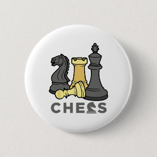Funny Schach für Schach Lover Kids Boys Girls Cool Button