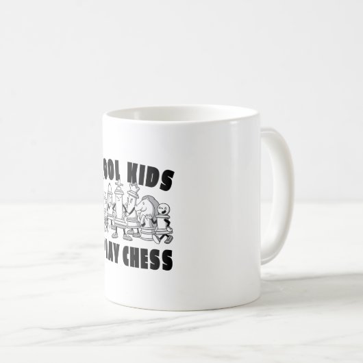 Funny Schach Game-Charaktere Kaffeetasse (VorderseiteRechts)