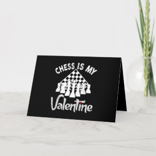 Funny Schach ist mein Valentine Coach Spieler Fan Feiertagskarte