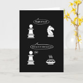 Funny Schach Karte (Gelbe Blume)