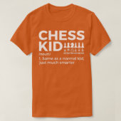 Funny Schach Kid Definition Schach Player 1 T-Shirt (Design vorne)