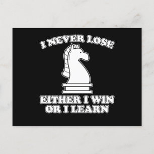 Funny Schach Piece Schach Spieler Spaß Schach Spie Postkarte