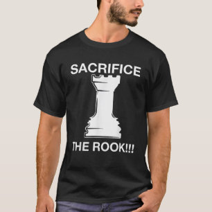 Funny Schach Schach Opfere die Rook Meme O T-Shirt