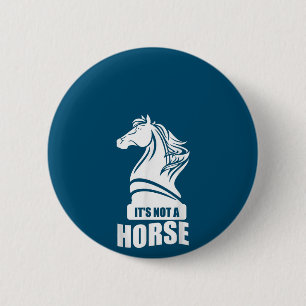 Funny Schach sein nicht ein Pferd Ritter Piece Pla Button