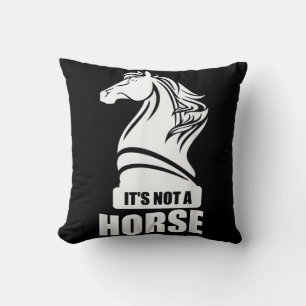 Funny Schach sein nicht ein Pferd Ritter Piece Pla Kissen