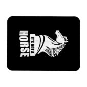 Funny Schach sein nicht ein Pferd Ritter Piece Pla Magnet (Horizontal)