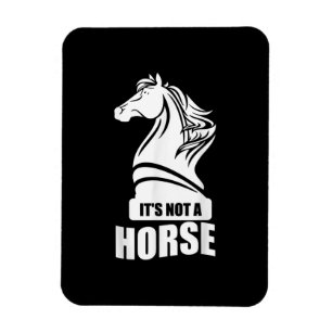 Funny Schach sein nicht ein Pferd Ritter Piece Pla Magnet