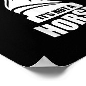 Funny Schach sein nicht ein Pferd Ritter Piece Pla Poster (Ecke)