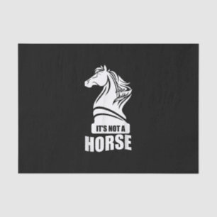 Funny Schach sein nicht ein Pferd Ritter Piece Pla Seidenpapier