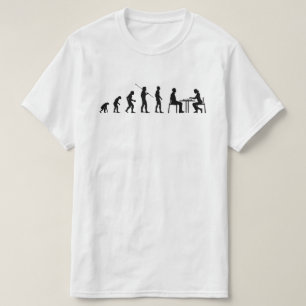 Funny Schach Spieler Mankind Evolution Parody Bv T-Shirt