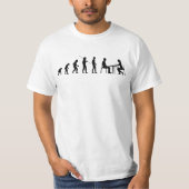 Funny Schach Spieler Mankind Evolution Parody Bv T-Shirt (Vorderseite)
