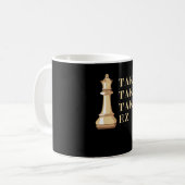 Funny Schach Spieler und Titled Player Gift Idee Kaffeetasse (Vorderseite Links)