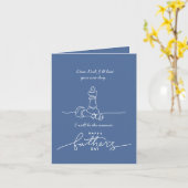 Funny Schach Vatertagskarte vom Sohn Karte (Gelbe Blume)