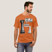 Funny Schachbrett Spaß Lover Rook I Am T-Shirt (Vorne ganz)