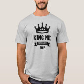 Funny Schachbretts Board Game: King Me T-Shirt (Vorderseite)