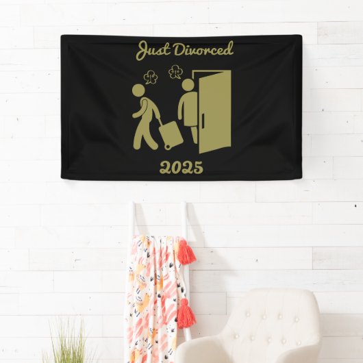 Funny Scheidung Beileid Geschenke Banner (Insitu)