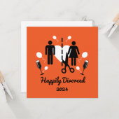 Funny Scheidung Beileid Geschenke Karte (Vorderseite/Rückseite Beispiel)