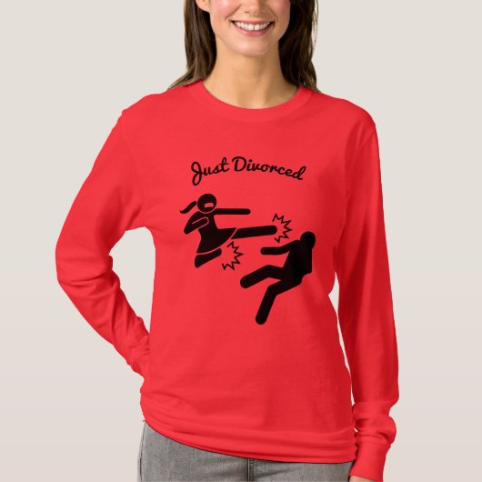 Funny Scheidung Beileid Geschenke T-Shirt (Vorderseite)