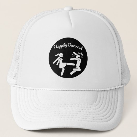 Funny Scheidung Beileid Geschenke Truckerkappe (Vorderseite)