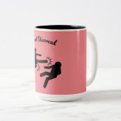 Funny Scheidung Beileid Geschenke Zweifarbige Tasse (VorderseiteRechts)