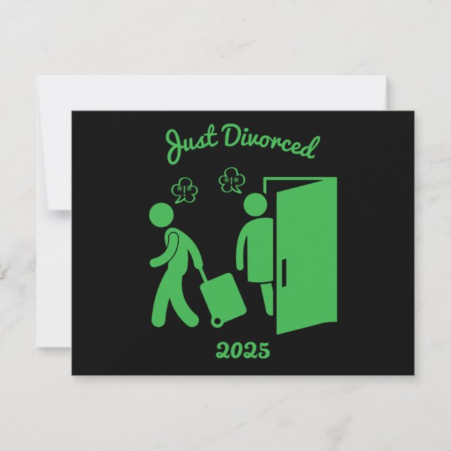 Funny Scheidung Beileid Party (Vorderseite)