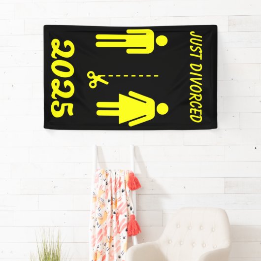 Funny Scheidung Beileid Party Banner (Insitu)