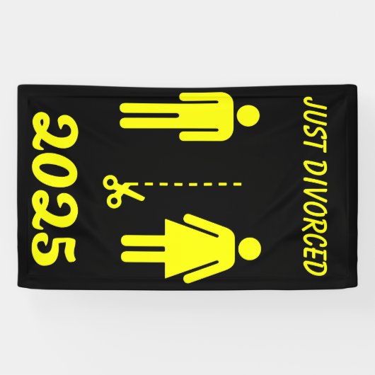 Funny Scheidung Beileid Party Banner (Horizontal)