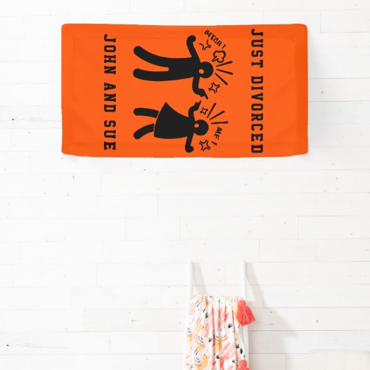 Funny Scheidung Beileid Party Banner (InSitu)