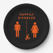 Funny Scheidung Beileid Party Pappteller (Vorderseite)