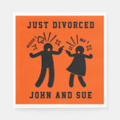 Funny Scheidung Beileid Party Serviette (Vorderseite)