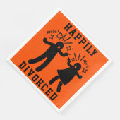 Funny Scheidung Beileid Party Serviette (Ecke)
