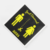 Funny Scheidung Beileid Party Serviette (Ecke)