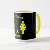 Funny Scheidung Beileid Party Tasse (VorderseiteRechts)
