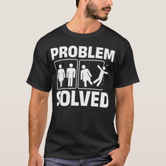 Funny Scheidung Frauen Männer Probleme T-Shirt (Vorderseite)