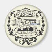 Funny Scheidung Magnet (Vorne)