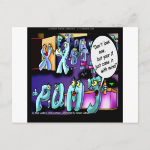 Funny Scheidung My Ex & Yours Postkarte