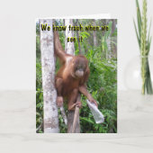 Funny Scheidung oder Aufbrechen Ermutigung Karte (Vorderseite)