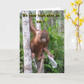 Funny Scheidung oder Aufbrechen Ermutigung Karte (Gelbe Blume)