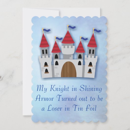 Funny Scheidung Party Einladung (Vorderseite)